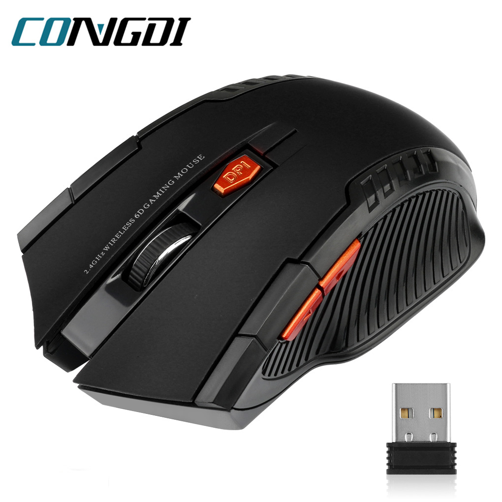 Laptop Electronics Accessories - 2.4G Wireless Mouse 1600DPI Optical Mouse
