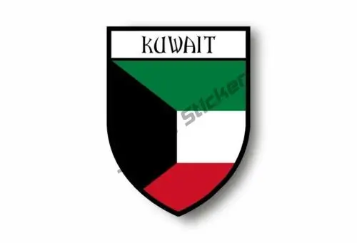 Kuwait Map with Flag Vinyl Sti - Laptop Accessories Kuwait 评论和价格