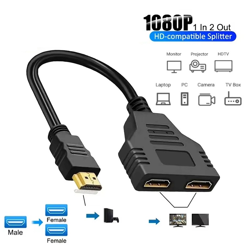 1080P 1 In 2 Out HDMI-compatib - Xbox Laptop Accessories 评论和价格