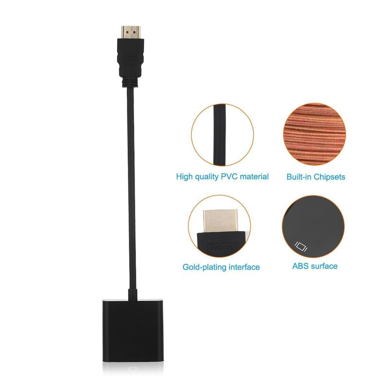 HDMI-compatible to VGA Adapter - Xbox Laptop Accessories 评论和价格