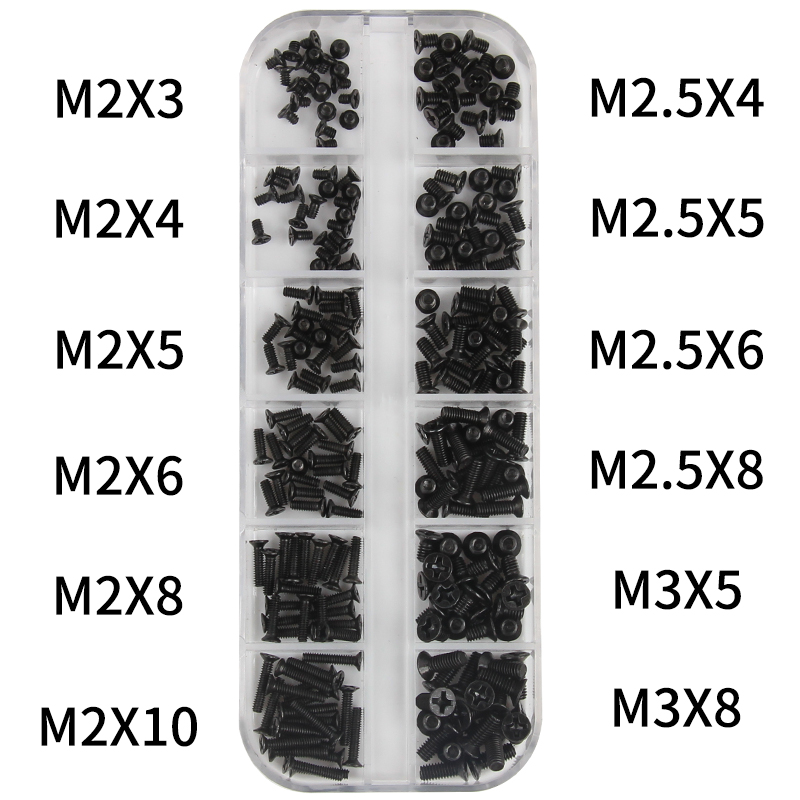 240pcs M2 M2.5 M3 Screw Set KM - Laptop Electronics Accessories 评论和价格
