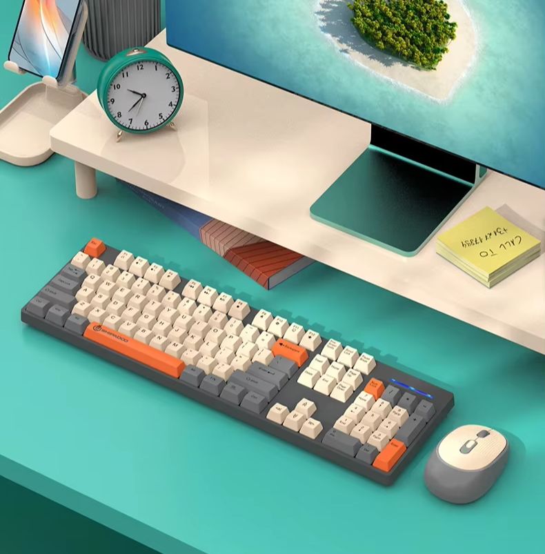 2.4G Office Wireless PC Keyboa - Laptop Accessories Combo Set 评论和价格