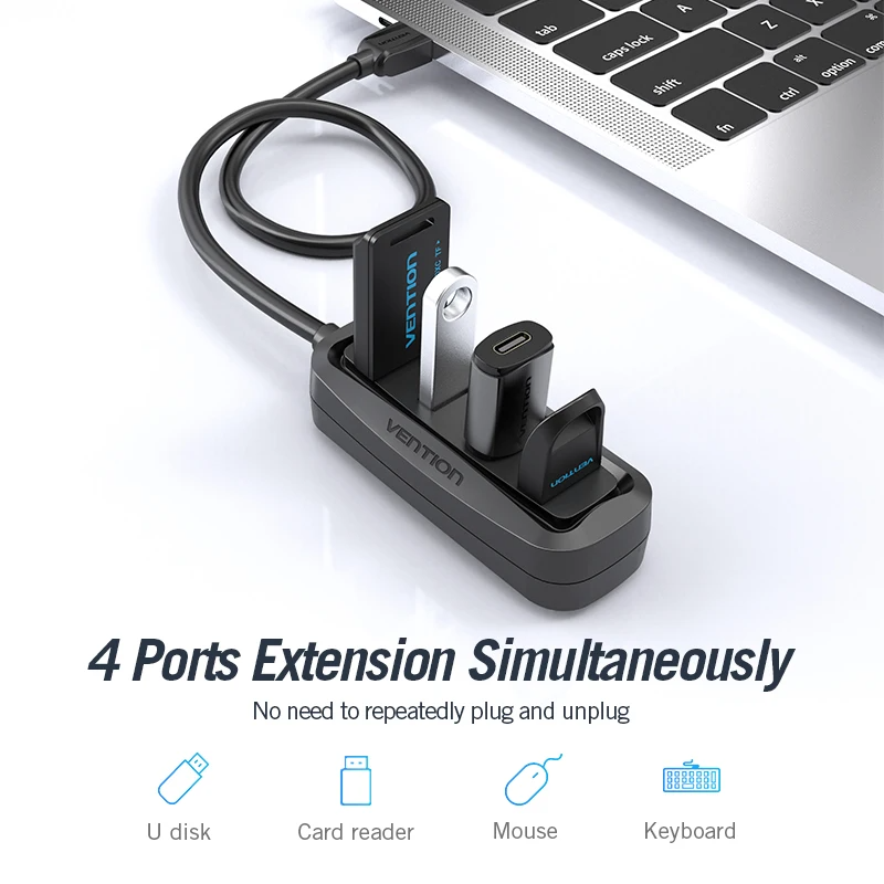 Vention USB 2.0 HUB 4 Port wit - Laptop Electronics Accessories 评论和价格