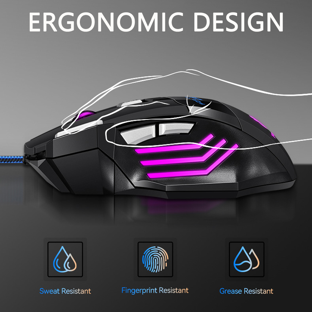 KEBIDUMEI USB Wired Gaming Mou - Laptop Electronics Accessories 评论和价格